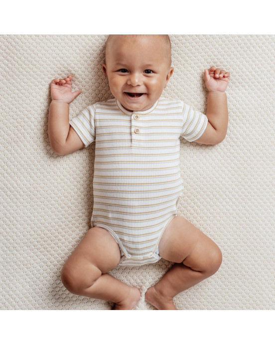 LITTLE DUTCH. Φορμάκι κοντομάνικο Multi stripe - No 56