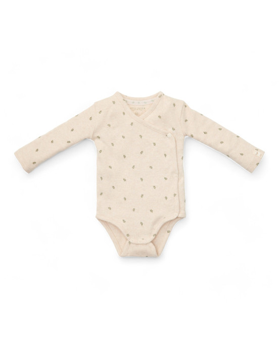 LITTLE DUTCH. Φορμάκι μακρυμάνικο Green Leaves - No 74