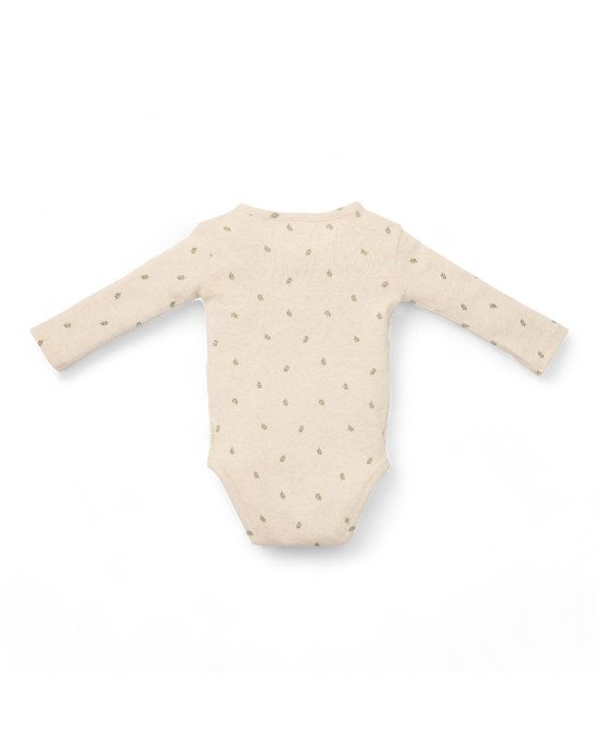 LITTLE DUTCH. Φορμάκι μακρυμάνικο Green Leaves - No 74