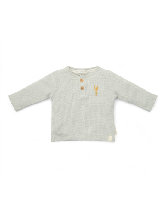 LITTLE DUTCH. Μπλουζάκι μακρυμάνικο Soft Green - No 50