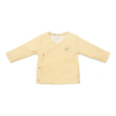 LITTLE DUTCH. Μπλουζάκι μακρυμάνικο κρουαζέ Warm Yellow check - No 62