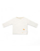 LITTLE DUTCH. Μπλουζάκι μακρυμάνικο κρουαζέ Off white - No 62