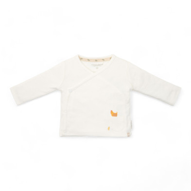 LITTLE DUTCH. Μπλουζάκι μακρυμάνικο κρουαζέ Off white - No 56