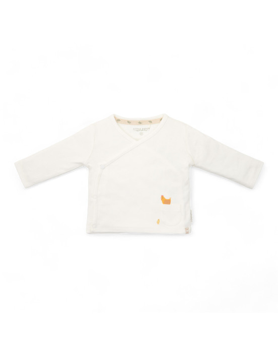 LITTLE DUTCH. Μπλουζάκι μακρυμάνικο κρουαζέ Off white - No 56