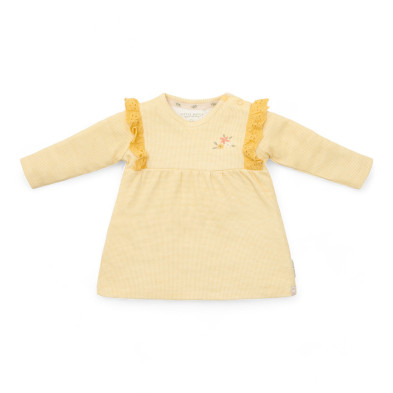 LITTLE DUTCH. Φορεματάκι μακρυμάνικο Warm Yellow check - No 62