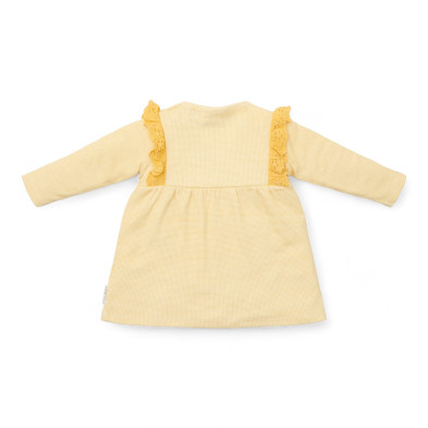 LITTLE DUTCH. Φορεματάκι μακρυμάνικο Warm Yellow check - No 62