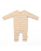 LITTLE DUTCH. Παιδική ολόσωμη πιτζάμα Natural Stripes - No 62/68