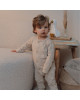 LITTLE DUTCH. Παιδική ολόσωμη πιτζάμα Natural Stripes - No 62/68