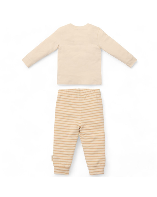 LITTLE DUTCH. Παιδικές πιτζάμες Natural Stripes - No 74/80