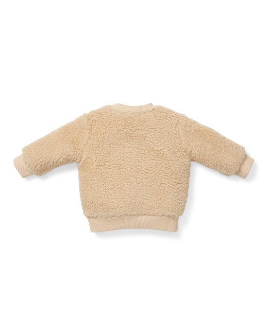 LITTLE DUTCH. Χριστουγεννιάτικο φούτερ teddy Gingerbread - No 68