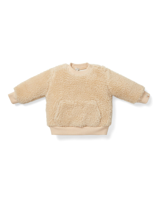 LITTLE DUTCH. Φούτερ teddy Sand - No 62