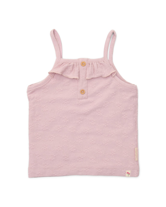 LITTLE DUTCH. Μπλουζάκι αμάνικο Lilac - Νο 86