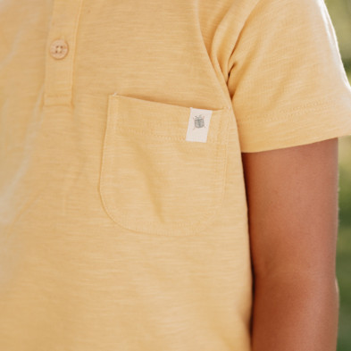 LITTLE DUTCH. Μπλουζάκι κοντομάνικο Yellow - Νο 98