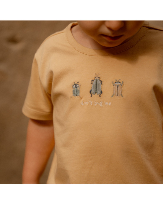 LITTLE DUTCH. Μπλουζάκι κοντομάνικο Almond - Νο 80