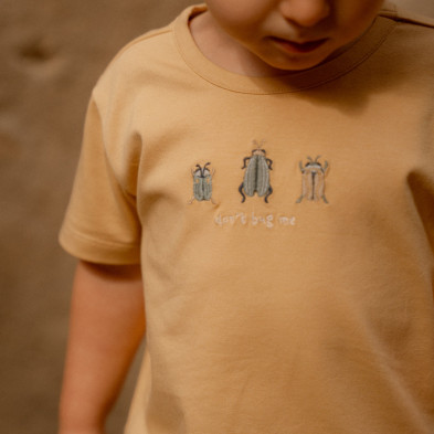 LITTLE DUTCH. Μπλουζάκι κοντομάνικο Almond - Νο 92