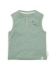 LITTLE DUTCH. Μπλουζάκι αμάνικο Forest Green - Νο 86