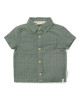 LITTLE DUTCH. Πουκάμισο κοντομάνικο Forest Green - Νο 98