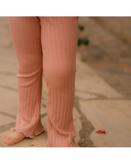 LITTLE DUTCH. Παντελονάκι καμπάνα Pink Blush - Νο 92