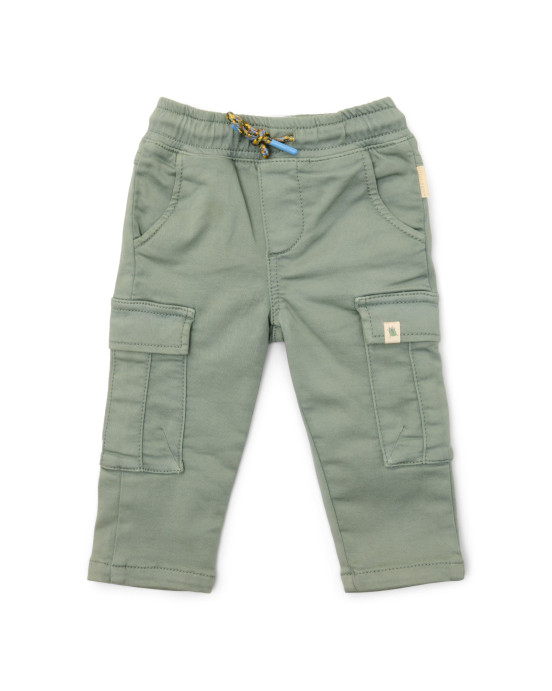 LITTLE DUTCH. Παντελονάκι με τσέπες Forest Green - Νο 92