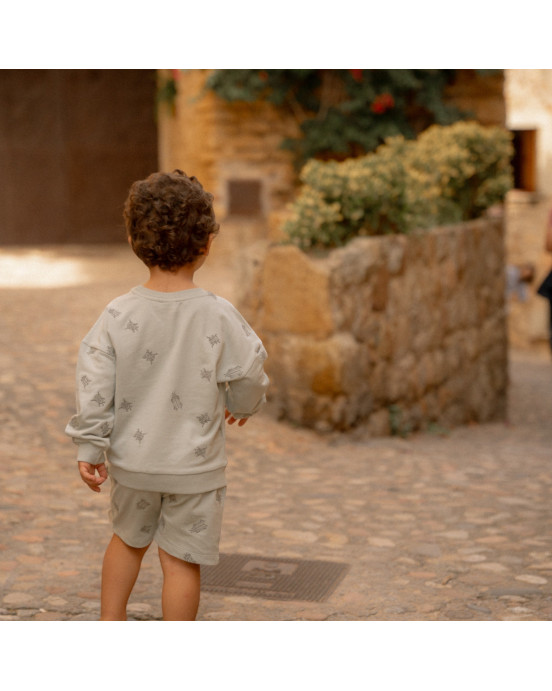 LITTLE DUTCH. Παντελονάκι κοντό Forest Mint Bugs - Νο 98