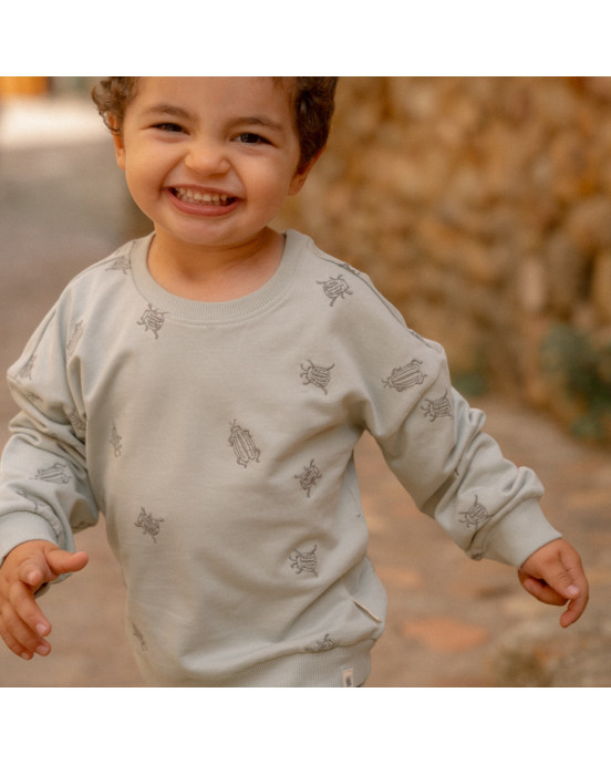 LITTLE DUTCH. Παντελονάκι κοντό Forest Mint Bugs - Νο 86