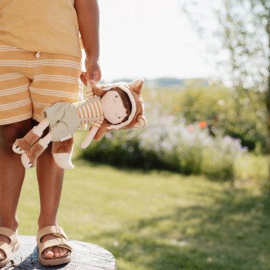 LITTLE DUTCH. Παντελονάκι κοντό Yellow Stripe - Νο 92