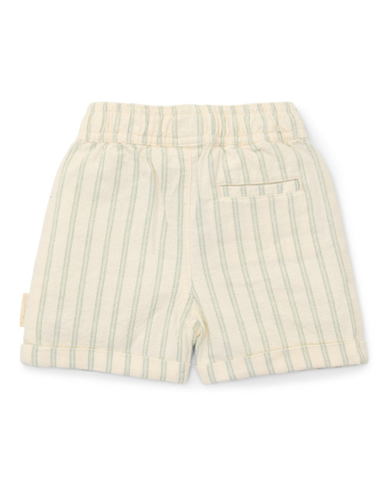 LITTLE DUTCH. Παντελονάκι κοντό Forest Green Stripe - Νο 86