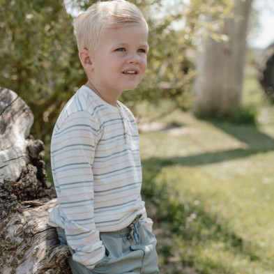 LITTLE DUTCH. Παντελονάκι με τσέπες Forest Mint - Νο 80