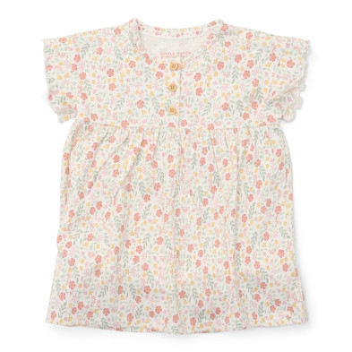 LITTLE DUTCH. Φορεματάκι κοντομάνικο Creme - Νο 86