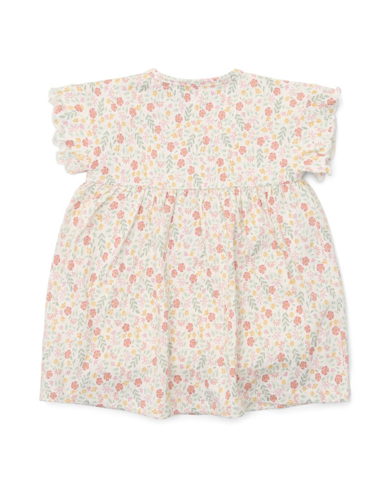 LITTLE DUTCH. Φορεματάκι κοντομάνικο Creme - Νο 86