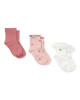 LITTLE DUTCH. Σετ 3 ζευγάρια κάλτσες Fairy Garden - Νο 23/26 (3-4 ετών)