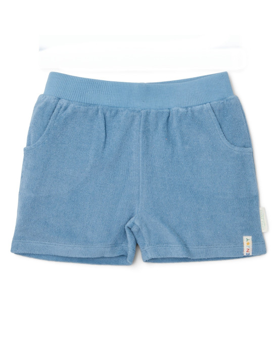 LITTLE DUTCH. Σετ μπλουζάκι και κοντό παντελονάκι Ocean Sea Life Ocean Blue - Νο 98/104