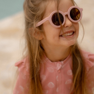 LITTLE DUTCH. Ολόσωμο κοντομάνικο μαγιό Ocean Treasures Pink - Νο 86/92