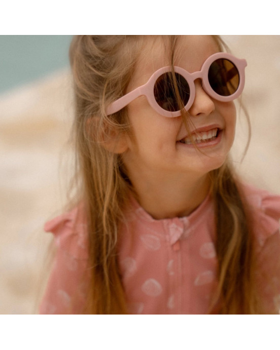 LITTLE DUTCH. Ολόσωμο κοντομάνικο μαγιό Ocean Treasures Pink - Νο 74/80