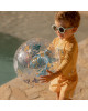 LITTLE DUTCH. Μπλουζάκι μακρυμάνικο με προστασία UV Seashells Sunny Yellow - Νο 62/68