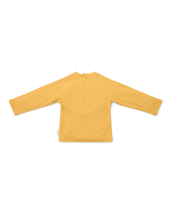 LITTLE DUTCH. Μπλουζάκι μακρυμάνικο με προστασία UV Seashells Sunny Yellow - Νο 62/68