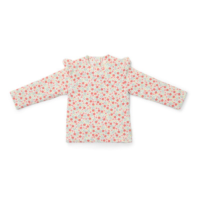 LITTLE DUTCH. Μπλουζάκι μακρυμάνικο με προστασία UV Sunny Flowers Multi-colour - Νο 62/68