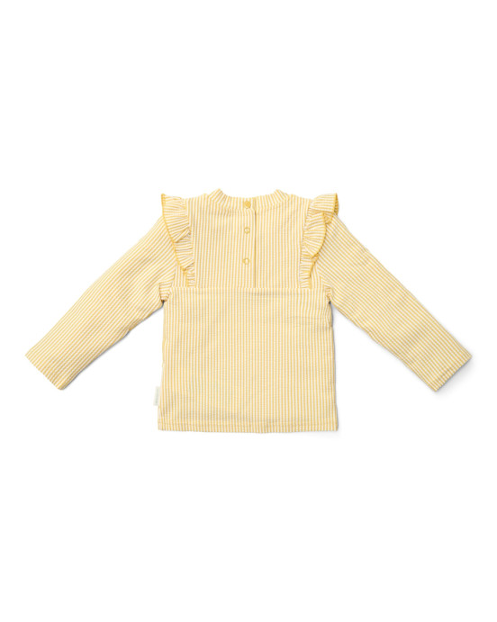 LITTLE DUTCH. Μπλουζάκι μακρυμάνικο με προστασία UV Ocean Treasures Yellow - Νο 86/92