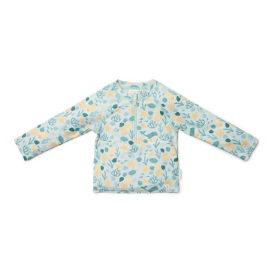 LITTLE DUTCH. Μπλουζάκι μακρυμάνικο με προστασία UV Seashells Multi-colour - Νο 74/80