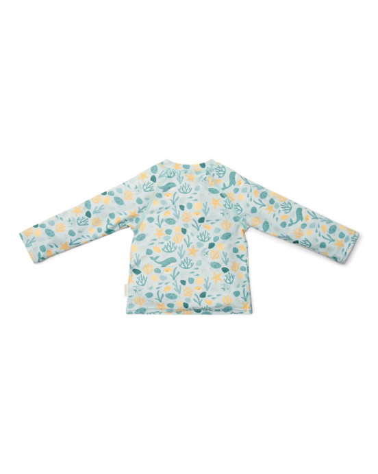 LITTLE DUTCH. Μπλουζάκι μακρυμάνικο με προστασία UV Seashells Multi-colour - Νο 86/92