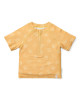LITTLE DUTCH. Μπλουζάκι κοντομάνικο με προστασία UV Seashells Sunny Yellow - Νο 62/68