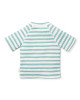 LITTLE DUTCH. Μπλουζάκι κοντομάνικο με προστασία UV Stripes Surf Blue - Νο 62/68