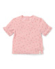 LITTLE DUTCH. Μπλουζάκι κοντομάνικο με προστασία UV Sunny Flowers Blush - Νο 74/80