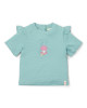 LITTLE DUTCH. Μπλουζάκι κοντομάνικο με προστασία UV Ocean Treasures Surf Blue - Νο 86/92
