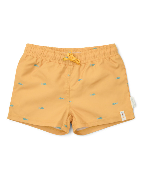 LITTLE DUTCH. Παιδικό μαγιό βερμούδα για αγόρια Seashells Sunny Yellow - Νο 74/80