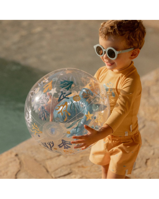 LITTLE DUTCH. Παιδικό μαγιό βερμούδα για αγόρια Seashells Sunny Yellow - Νο 74/80