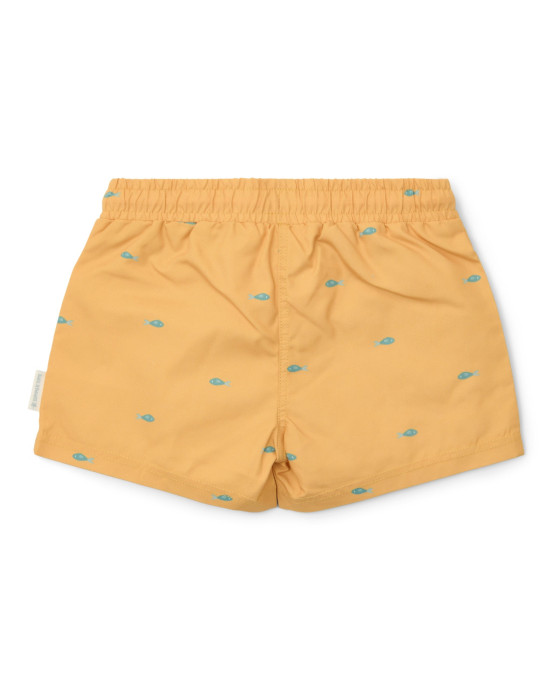 LITTLE DUTCH. Παιδικό μαγιό βερμούδα για αγόρια Seashells Sunny Yellow - Νο 74/80