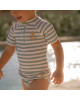 LITTLE DUTCH. Μαγιό πάνα Stripes Surf Blue - Νο 98/104