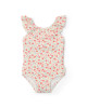 LITTLE DUTCH. Ολόσωμο μαγιό με βολάν Sunny Flowers Multi-colour - Νο 62/68