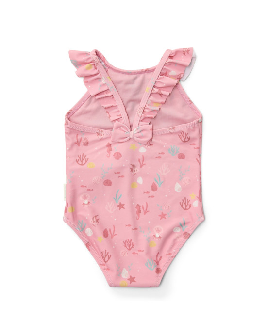 LITTLE DUTCH. Ολόσωμο μαγιό με βολάν Ocean Treasures Multi-colour - Νο 74/80